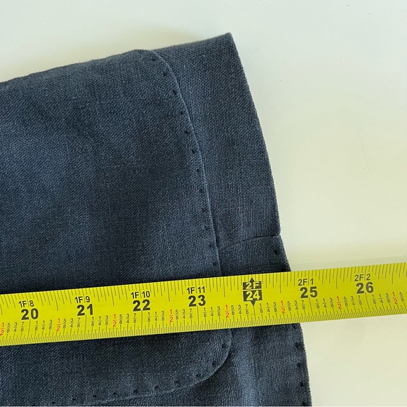 Anne Klein blazer women size xs /s Navy old money quiet‎ luxury - Picture 7 of 10